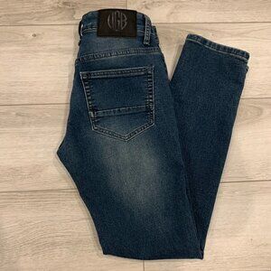 Vintage Genes Black Men's Slim Fit  Jeans